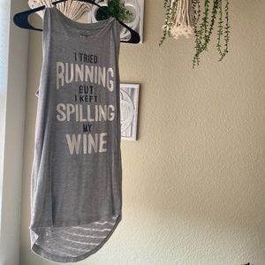 I Tried Running But I Kept Spilling My Wine Tank
